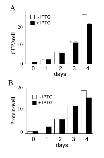 Total cellular mass growth during senescence induction