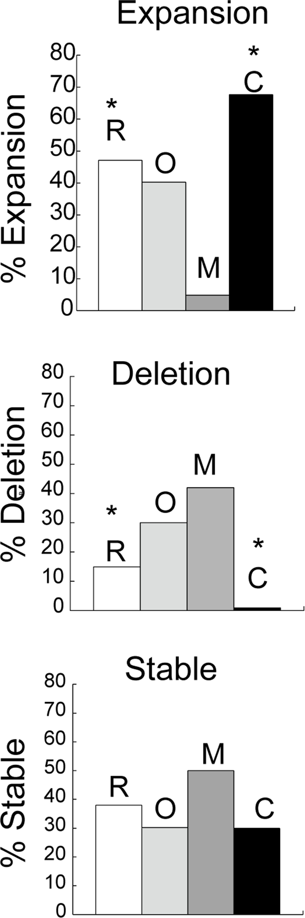 Intergenerational instability in HD mice deficient in different DNA repair enzymes