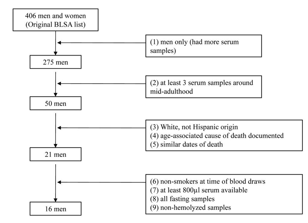 Flowchart showing the assembly of study participants for the pilot study