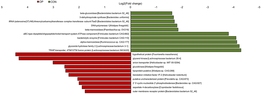 Histogram of functional gene enrichment analysis (q