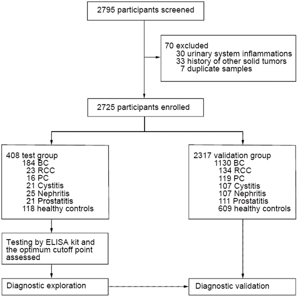 Patient selection process and classification. Overall patient selection process and their classification based on types of diseases.