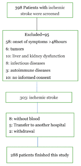 A study flow diagram.